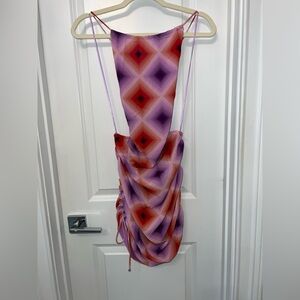 NWT Olivaceous Lavender & Coral Ombre Maxi Dress